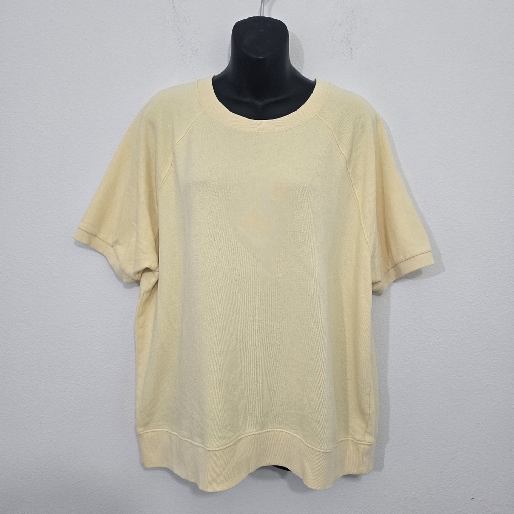 GAP S/S Raglan Sweatshirt Top Women's XL Tall New